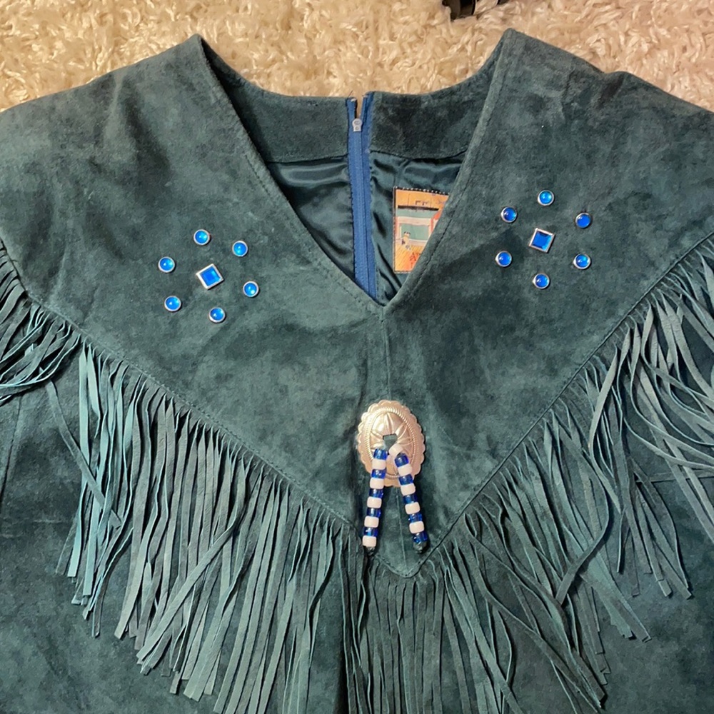 FRINGED LEATHER JACKET
